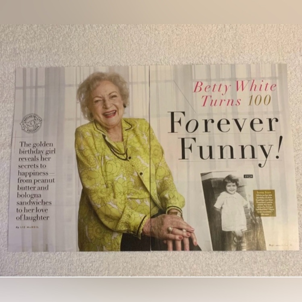 Betty White Turns 100 Forever Funny (8) Page Magazine Article